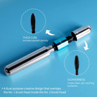 4 Pack Vibely Mascara 5x Longer Washable  2 In 1 4d Silk Fiber Lash Mascara  No 
