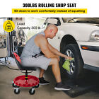 Vevor Rolling Garage Stool 300lbs Adjustable Mechanic Work Shop Seat W casters