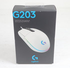 New Logitech G203 Lightsync Gaming Mouse White Fast Free Ship