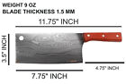 Stainless Steel Asian Kitchen Knife Butcher Chef Damascus Cleaver Chopping Meat