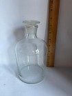 New   lot Of 7  Clear Glass 1000ml 1l Heavy Wall Apothecary Reagent Bottles