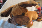 Vtg Dan Dee Animated Plush  hot Stuff  Singing Dog Working Euc Free Shipping