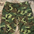 Vtg 1968 Vietnam Wind Resistant Poplin Class 2 Tropical Camo Cargo Pants 35x30