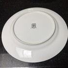 Taitu Italy Porcelain Dinner Plates  Legno Faux Bois Compass 10 5  Set Of 4 Exc