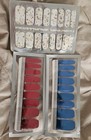 Color Crush Nail Strips - Patriotic Set Of 3 - Red  Blue   Gold  Silver Stars