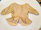 18th C  Colonial Jacket Ladies  Silk Reenactor 250 Revolutionary War Dar Costume