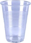 Disposable Clear Plastic Cups 9oz 100-pack     Vasos Desechables Transparentes 9oz