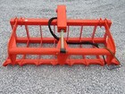 60  Single Cylinder Root Grapple Bucket Attachment Fits Skid Steer Quick Attach
