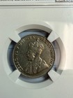 1926  Near 6 Canada 5 Cents King George V Ngc Au 55