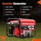 5000w Portable Inverter Generator Gas Powered Quiet For Home Backup Construction