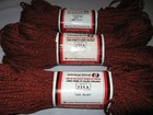 Vintage American Thread Aunt Lydia   s Heavy Rug Yarn Rust Lot Of 3 Skeins