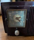 Vintage Ge General Electric Alarm Clock Radio Model B305 Bakelite Tube Purple