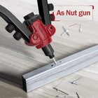 Meterk Rivet Gun Kit Rivnut Thread Setting Tool Nut Setter Nutsert Metric   Sae