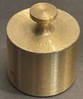 Vintage 200 Gram Solid Brass Balance Scale Weight