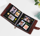 Leather Photo Album Self Adhesive Pages  Handamde Leather Scrapbook Photo Album 