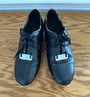 Stevens Clogging tap Dancing Shoes Women s Black Leather Size 6 5