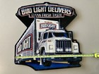      Vintage Bud Light Delivery Truck Metal Tin Sign Beer Bar Mancave Budweiser