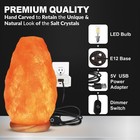 Himalayan Salt Lamp 5   7 Lb   Natural Crystal Lamp W  Dimmer
