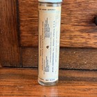 Vintage Alka-seltzer Glass Tube Bottle With Metal Screw On Lid