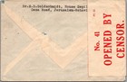 1939 Jerusalem Palestine Censored Multi Color Stamp Cover To Milton Ma Usa