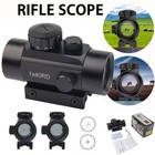 1x40 Green Red Dot Sight Scope Tactical Riflescope For 11mm 20mm Rail Mount Us