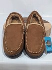 Men s Moccasin Slippers Memory Foam light Brown  Size 12   Wool Lined  Rockdove