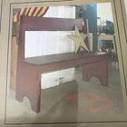 The Wooden Nail Primitive Wood Pattern Bench