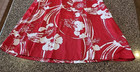 Nani Of Hawaii Dress Red Hawaiian Floral Honeymoon Set W His Shirt Vtg Read  