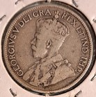 1917 C Newfoundland Canada 25 Cent 0 925 Silver Coin Mintage 464 779