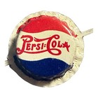 Vintage Pepsi Cola Double Dot Miniature Bottle Cap Button Cover Lot Of 5  1 2   