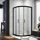 Elegant Corner Rounded Shower Enclosure Sliding Shower Door 38 d X 38 w X 72 h