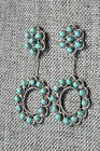 Turquoise   Sterling Silver Earrings - Waylon Johnson