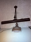 Vtg Art Speciality Co  Metal Drafting Desk Lamp Articulating Swivel Flexo