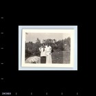 Old Vintage Photo Pair Duo Affectionate Women In Field Original Snapshot