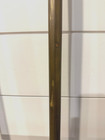 Vintage Brass Full Size  Bed Headboard Footboard Set Spindle Metal Frame 53 
