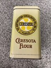 Ceresota Flour Metal Canister With Lid Vintage Metal Tin Kitchen Decor