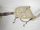 Brass Iron Hearth Fireplace Iron Trivet Stand   Plant Stand Vintage