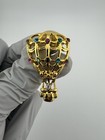 Gold Tone Hot Air Balloon W rhinestones Lapel Pin