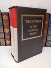 Who s Who In The Classical World Set Greek   Roman John Hazel Hc Slipcase Vg