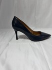 Dark Blue Calvin Klein High Heels Size 9m Previously Owned Great Condition
