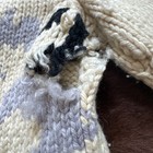 Vintage Wolf Zip Up Cowichan Heavy Sweater Double Sided Xl Rare Size Flaws