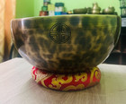 Authentic Hand-hammered Tibetan Singing Bowl Set   b2 Note Deep Resonance-yoga