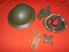 Australian Army   1940  Wwii Steel Helmet   anzac    used 