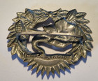 Vtg Game Warden Or Military Unit Badge Ivory Coast   Features Elephant