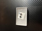 Zuni Sterling Silver Multi Stone Sunface Stud Earrings--605 24