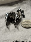 950 Silver Alpaca Llama Animal Miniature Figure Figurine