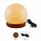 Himalayan Pink Salt Lamps  usb- Round 