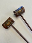 Vintage Collectible Wooden Gavel Salt And Pepper Shakers  Made In Japan 14   