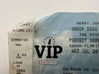 Snoop Dogg Wiz Khalifa 2016 High Road Tour Vip Ticket Stub West Palm Beach