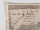 Pakistan 5 Rupees Old Banknote Xau 8888188 Fancy Near Solid 8 Serial